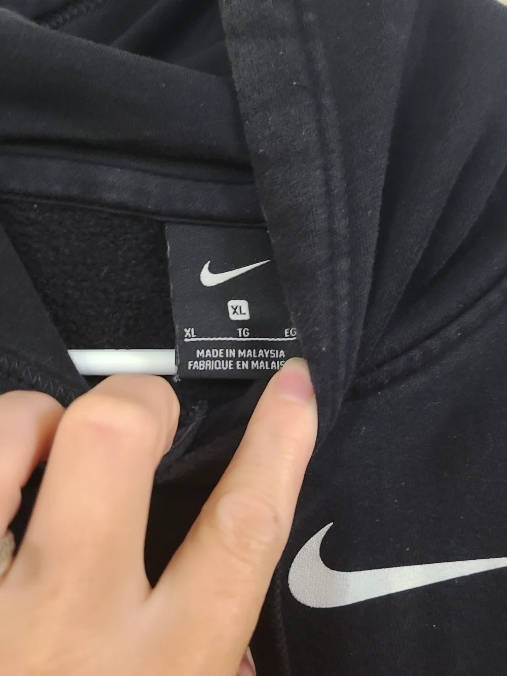 Nike Black Hoodie with Orange OSU Logo Size XL